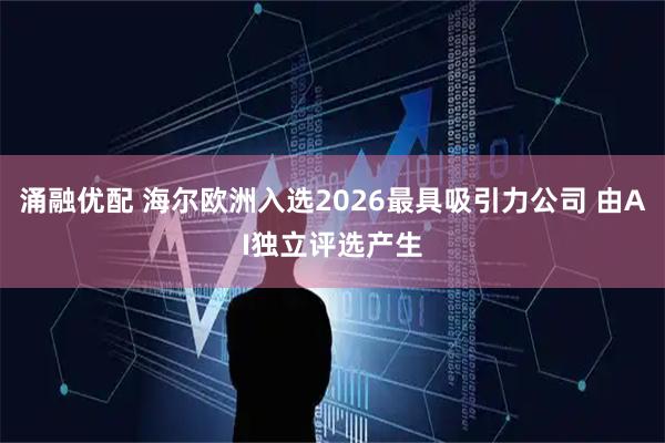 涌融优配 海尔欧洲入选2026最具吸引力公司 由AI独立评选产生