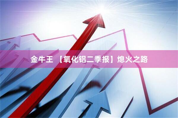 金牛王 【氧化铝二季报】熄火之路