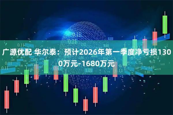广源优配 华尔泰：预计2026年第一季度净亏损1300万元-1680万元