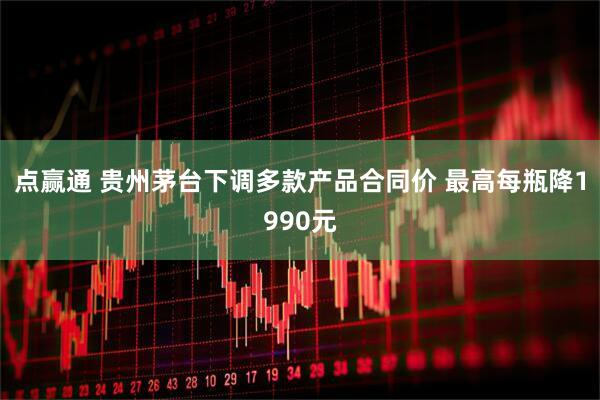 点赢通 贵州茅台下调多款产品合同价 最高每瓶降1990元