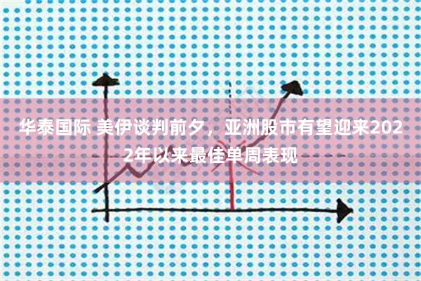 华泰国际 美伊谈判前夕，亚洲股市有望迎来2022年以来最佳单周表现
